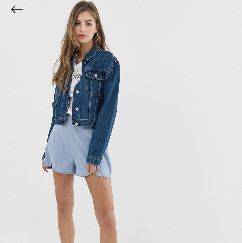 ASOS Cropped Denim Jacket